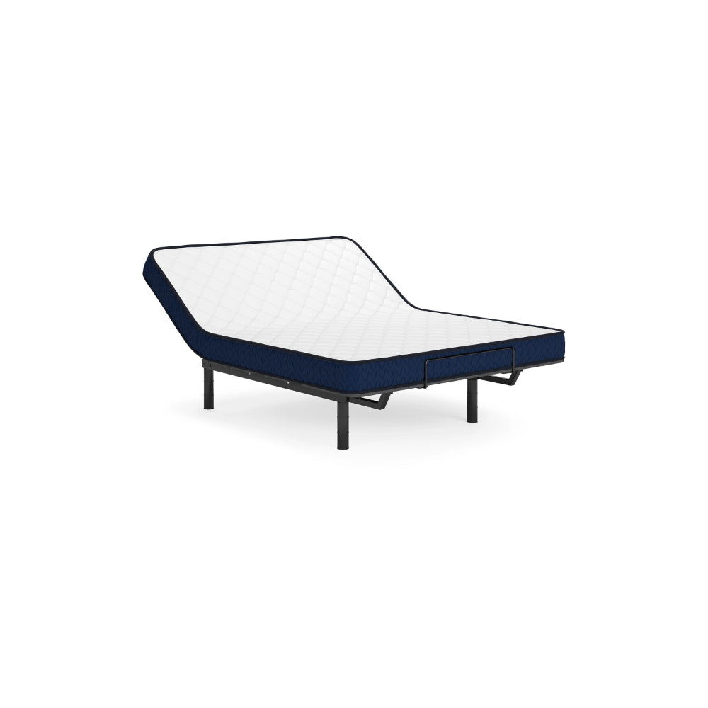 Benjara Liya 6 Inch Firm Queen Mattress, Plush Foam Fill, 4 Way Stretch Knit Cover