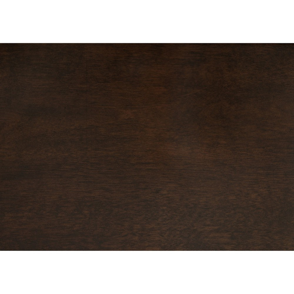 Benjara Croy 28 Inch Side End Table, Classic Cabriole Legs, Dark Cherry Brown