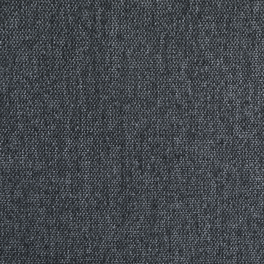 Benjara Seh Armless Modular Sofa Chair with Plush Cushions, Soft Dark Gray Fabric
