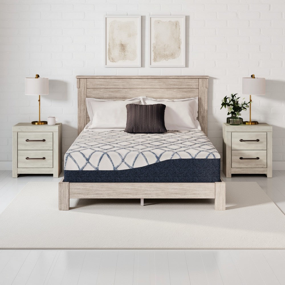 Benjara Himy Full Size Mattress, High Density Memory Foam, 12 Inch Cooling