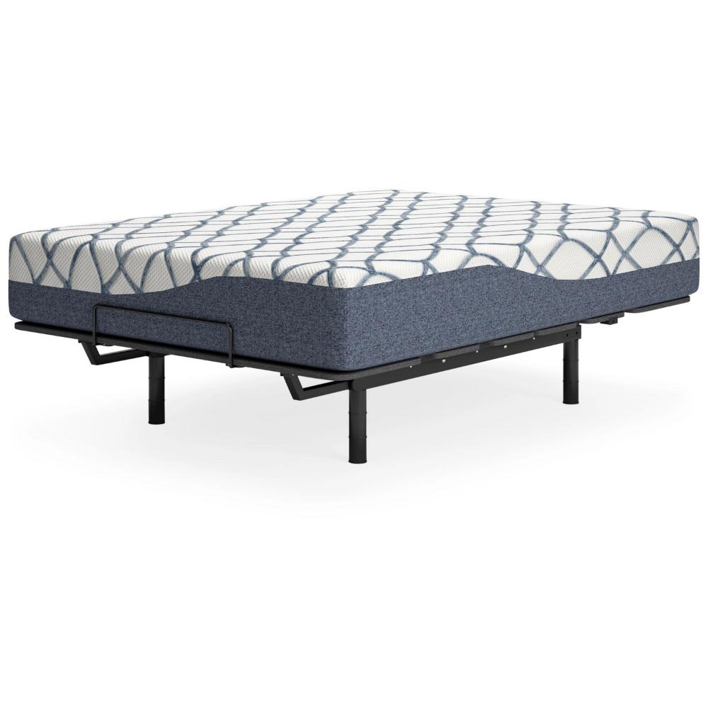 Benjara Himy Twin Mattress, High Density Memory Foam, 10 Inch Cool Comfort