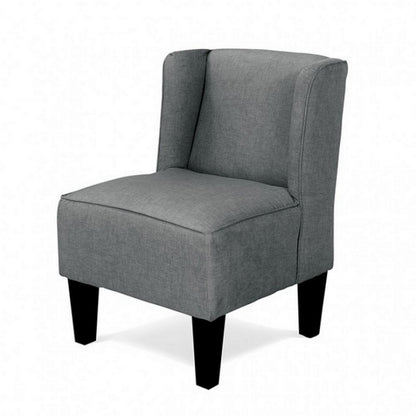 Benjara Carie Kids Chair with Wingback And Welt Trim, Solid Wood