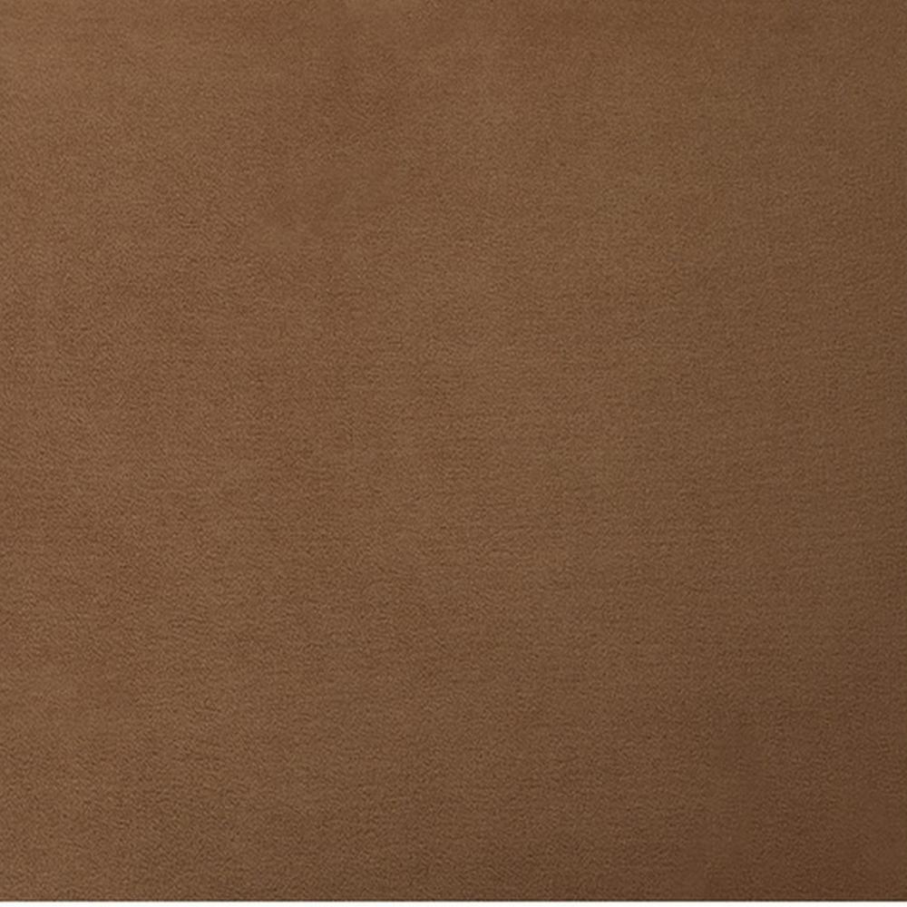 Benjara Wali Square Accent Throw Pillow, 20 Inch, Feather Fill Brown Polyester