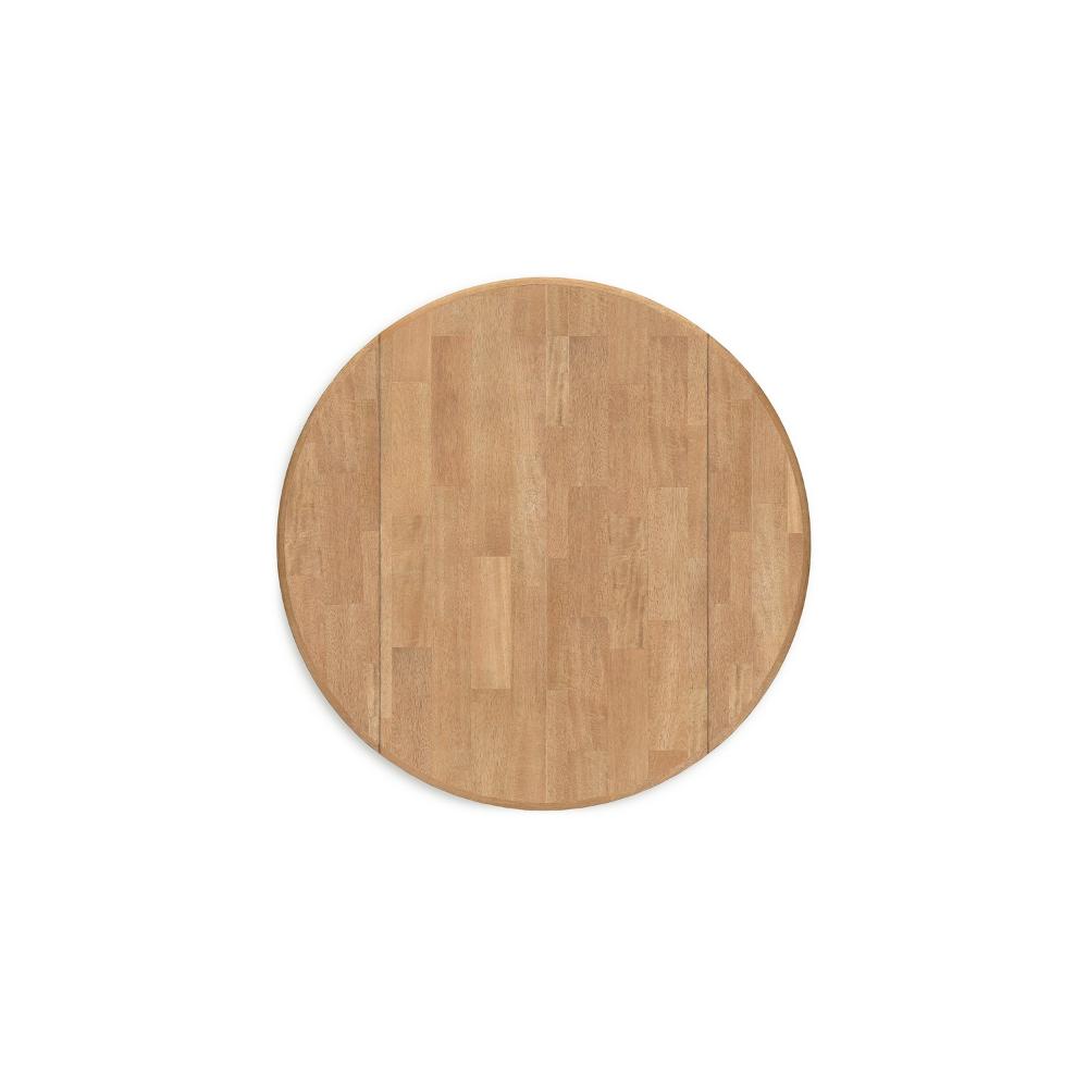 Benjara Gasy Dining Table, Extendable 26-42 Inch, Dark Green Wood, 2 Leaves