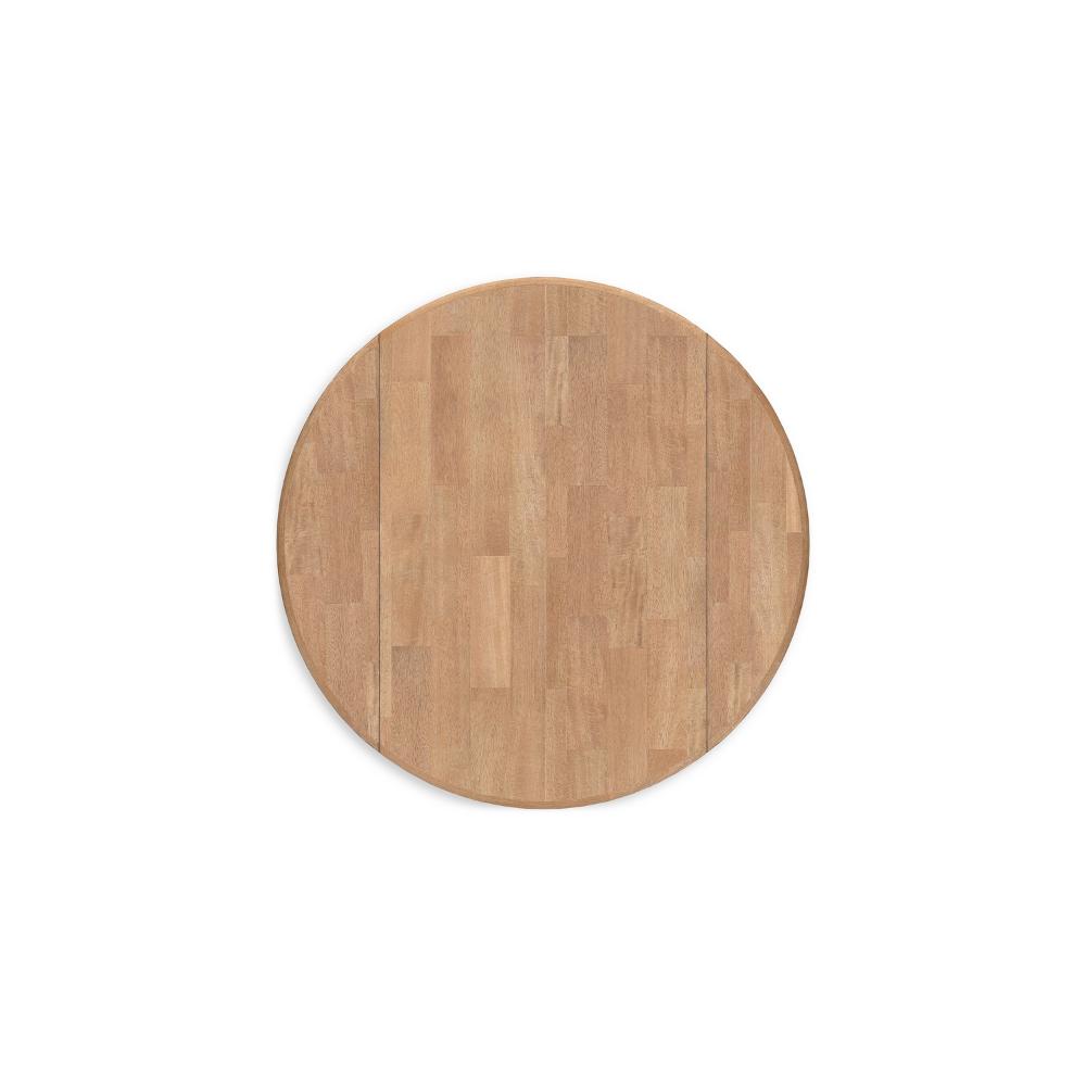 Benjara Gasy Dining Table, Extendable 26-42 Inch, Dark Blue, Wood, 2 Leaves