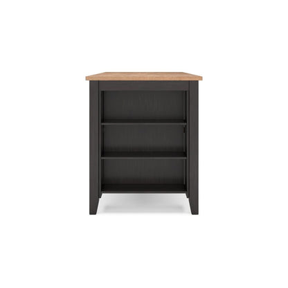 Benjara Gasy Counter Height Dining Table, 60 Inch, Brown, Mango Wood Veneer