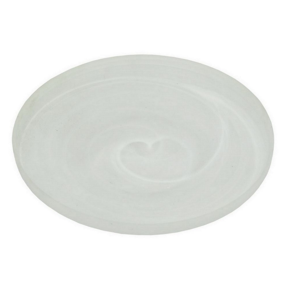 Benjara Niza Round Accent Planter Set of 2, White Weather Resistant Ceramic