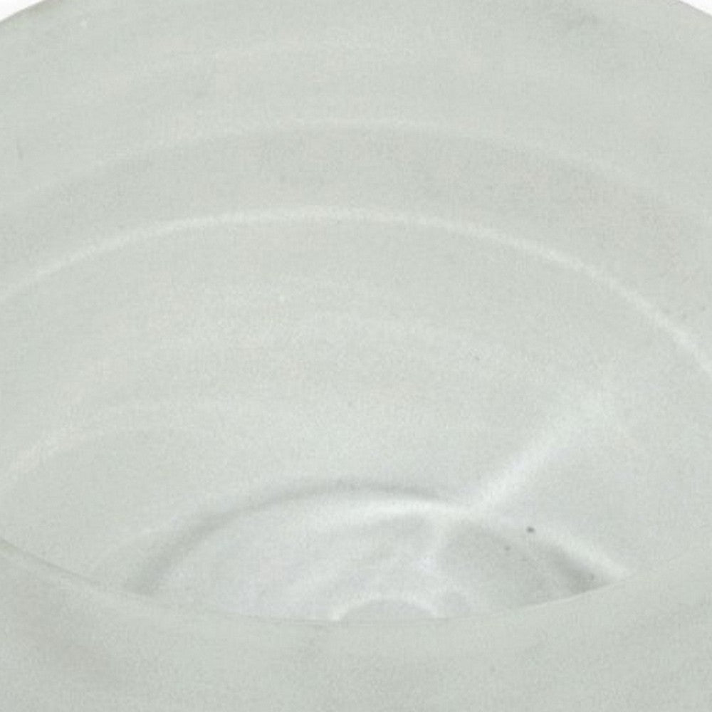 Benjara Niza Large Accent Planter Set of 2, White Weather Resistant Ceramic