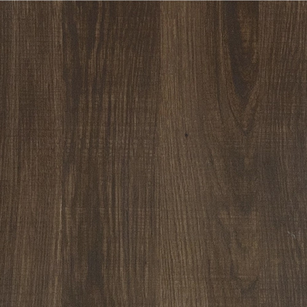 Benjara Rye Nightstand with 2 Drawers, Modern Classic Laminate Dark Brown