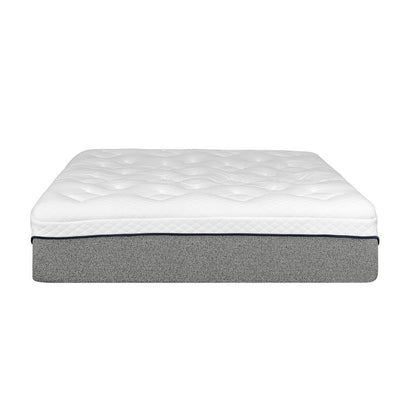 Benjara Divy Queen Size 13 Inch Mattress, Cool Gel Memory Foam, Jacquard Cover