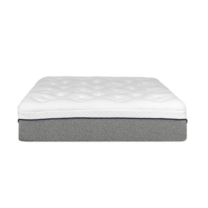 Benjara Divy Full Size 13 Inch Mattress, Cool Gel Memory Foam, Jacquard Fabric