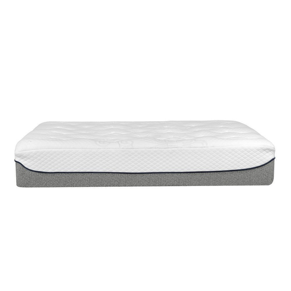 Benjara Divy California King 13 Inch Mattress, Cool Gel Memory Foam, Jacquard