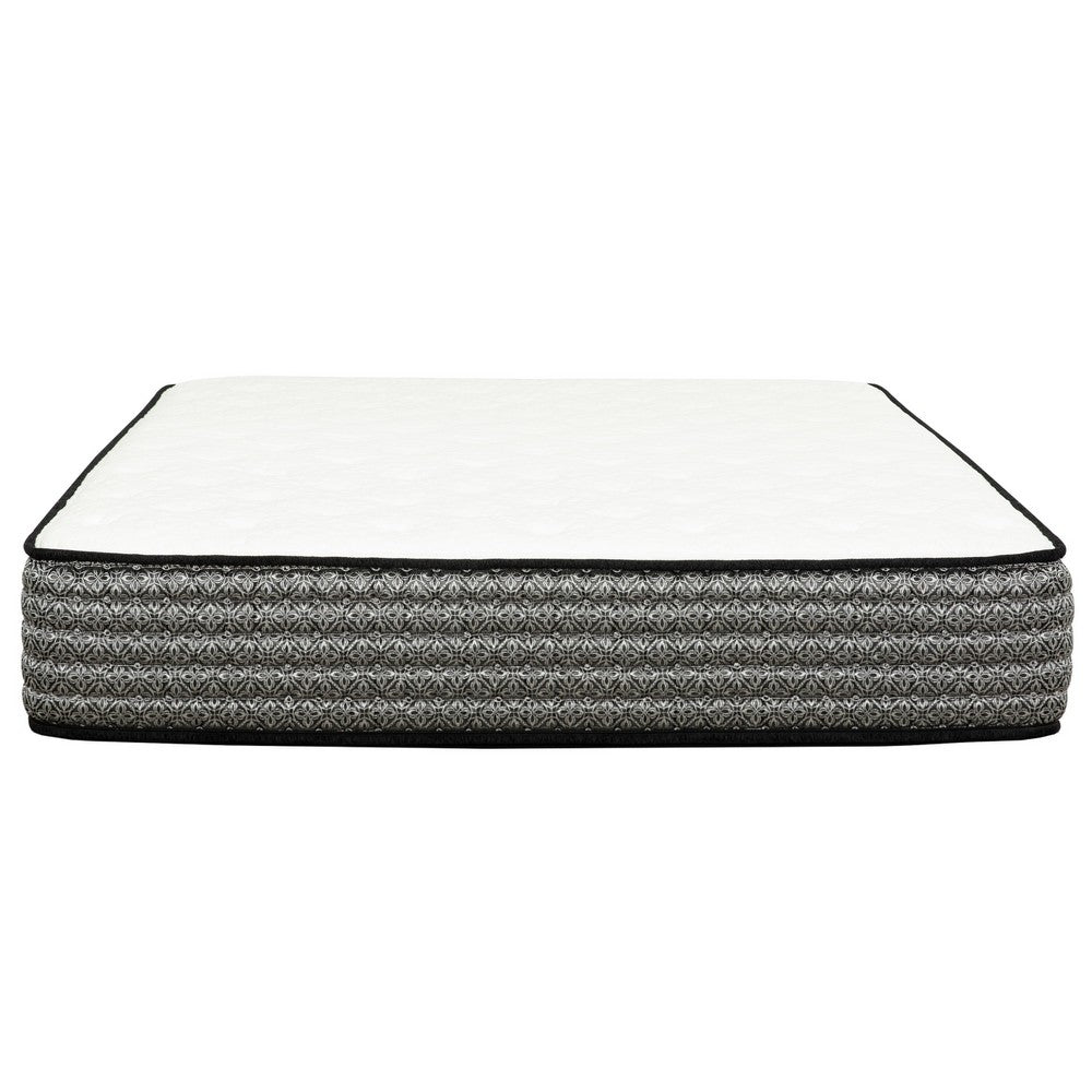 Benjara Che Queen Size Mattress, Pocket Coil Springs, Cool Gel Memory Foam