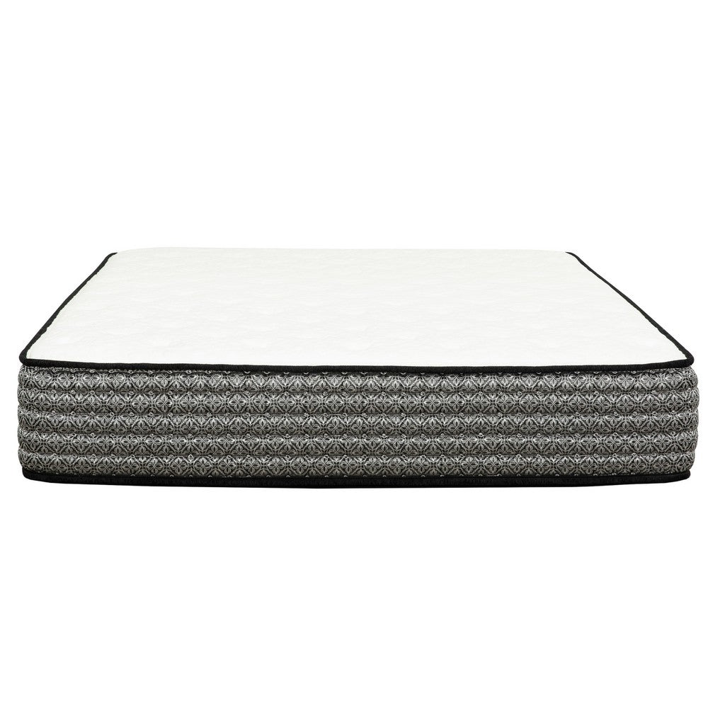 Benjara Che King Size 12 Inch Mattress, Pocket Coil, Cool Gel Memory Foam