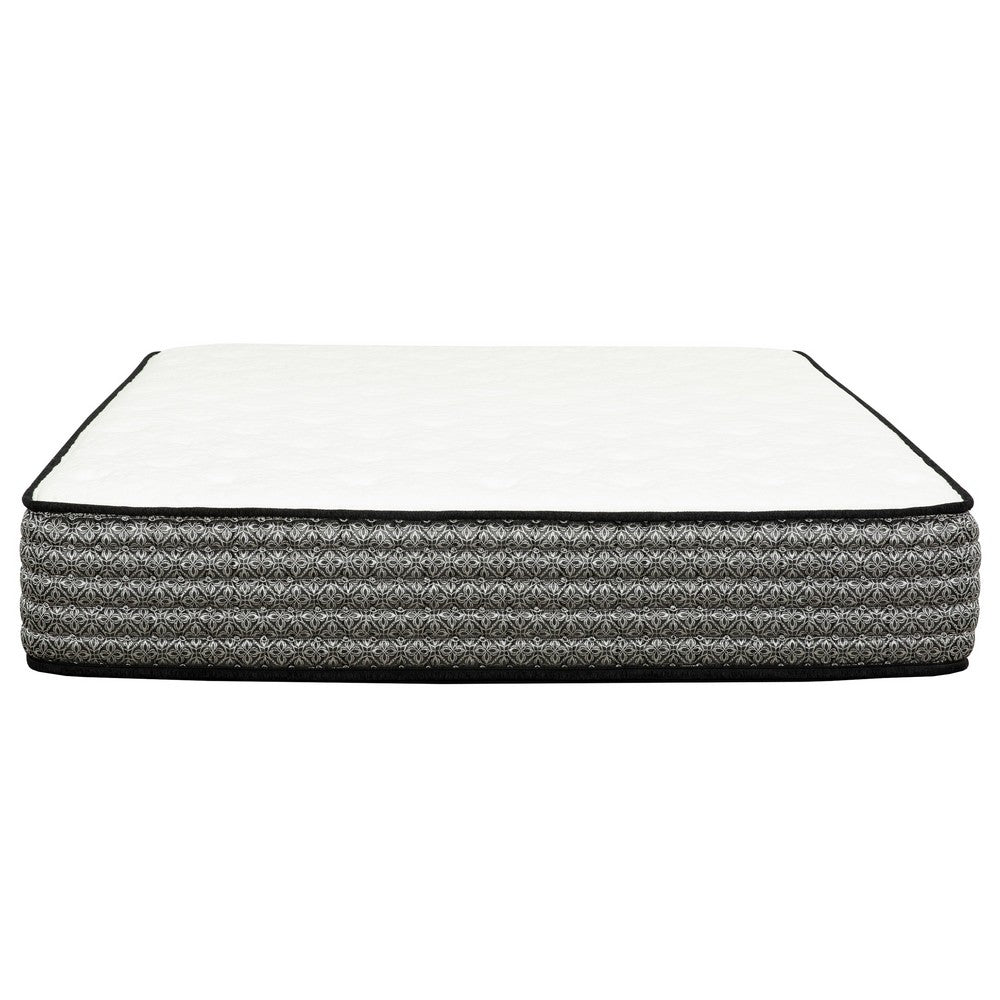 Benjara Che California King 12 Inch Mattress, Pocket Coil Cool Gel Memory Foam