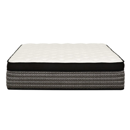 Benjara Che California King 16 Inch Mattress, Pocket Coil Cool Gel Memory Foam