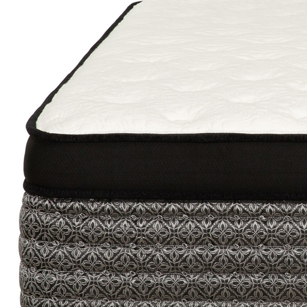 Benjara Che California King 16 Inch Mattress, Pocket Coil Cool Gel Memory Foam