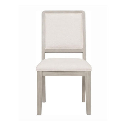 Benjara Giva Dining Side Chair Set of 2, Rattan Design, Natural Brown Wood