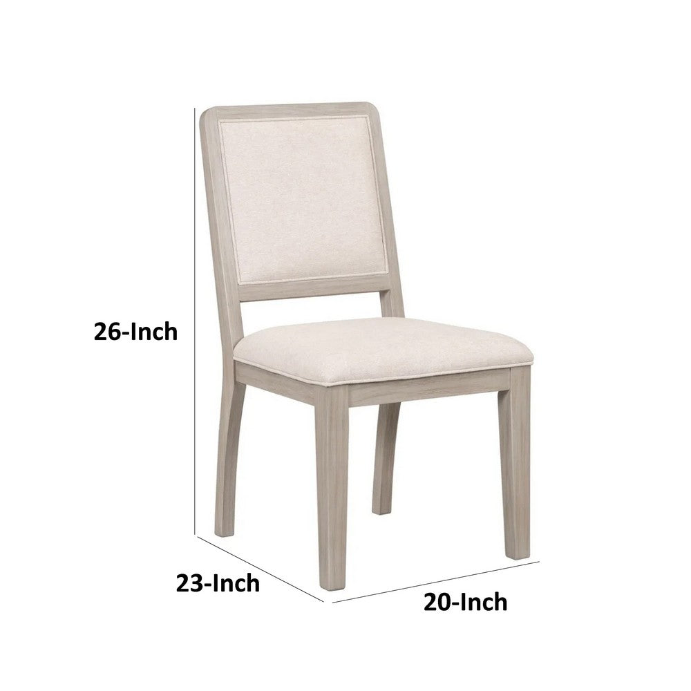 Benjara Giva Dining Side Chair Set of 2, Rattan Design, Natural Brown Wood