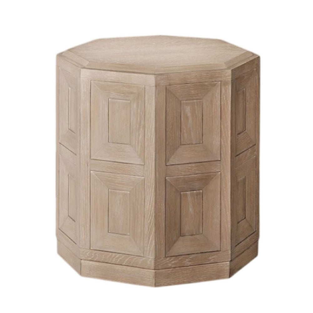 Benjara Kizie Accent Side End Table, Tawny Brown Wood, Rectangular 20 Inch