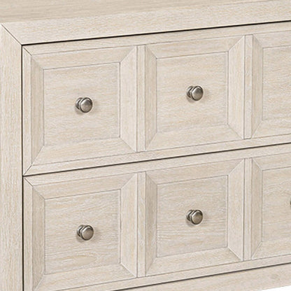 Benjara Kizie Oversized Nightstand, USB A-C, 2 Drawers, Bronze, Beige, 38 Inch