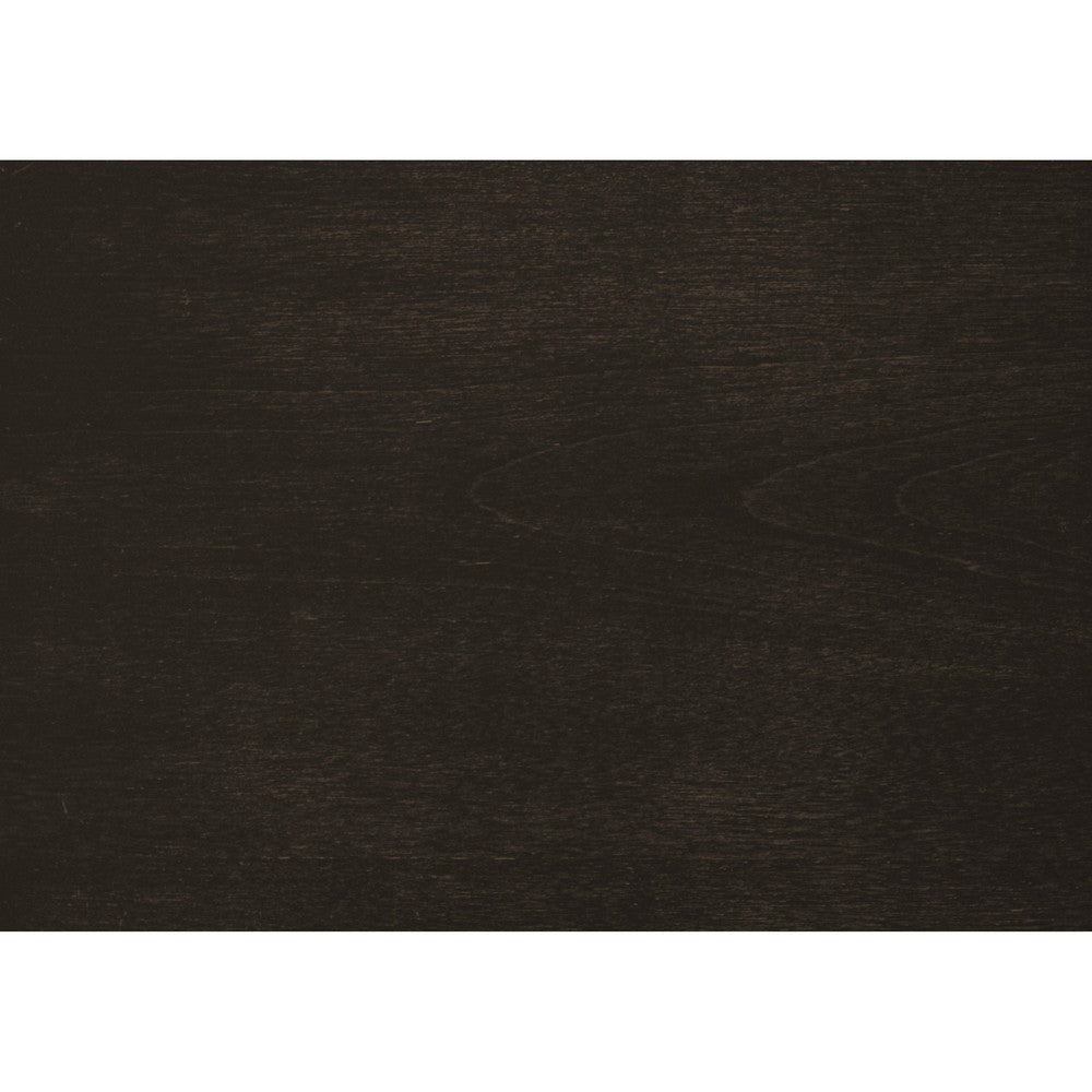 Benjara Bron Nightstand, 2 Drawers, Dark Cherry Brown Birch Veneer, 28 Inch