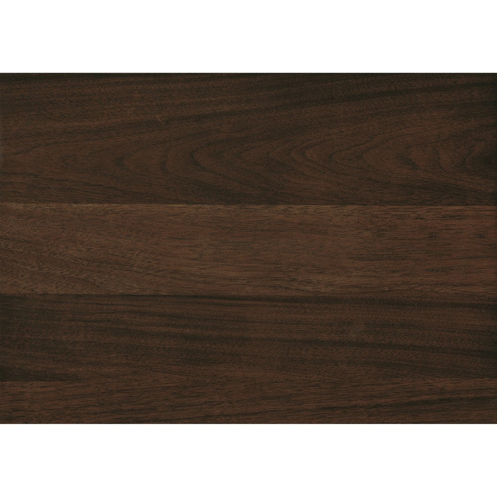 Benjara Manny Dining Table with Picnic Style Trestle Base, Walnut Wood 71 Inch