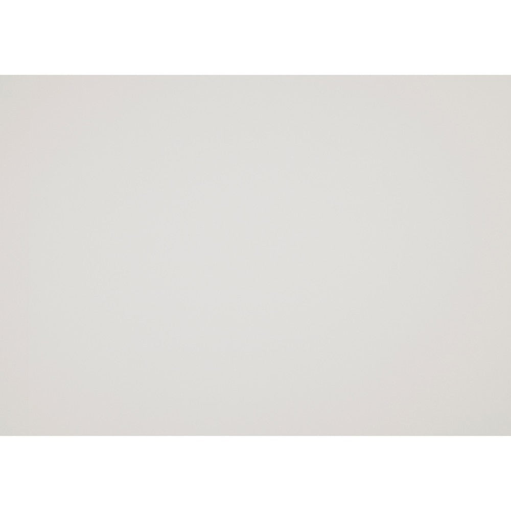 Benjara Etgo 2 Drawer Nightstand, 24 Inch, White Melamine Veneer