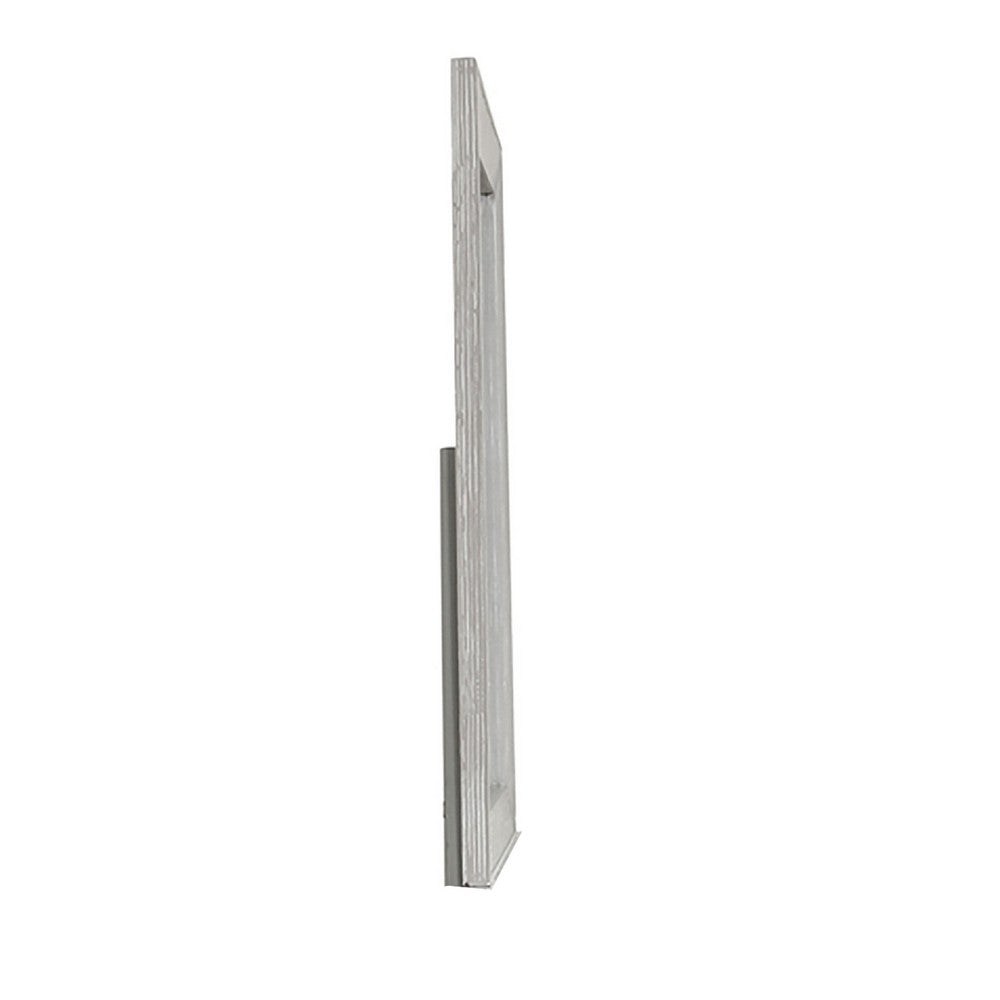 Benjara Ion Dresser Mirror, Picture Frame Molding, Mist Gray Solid Acacia Wood