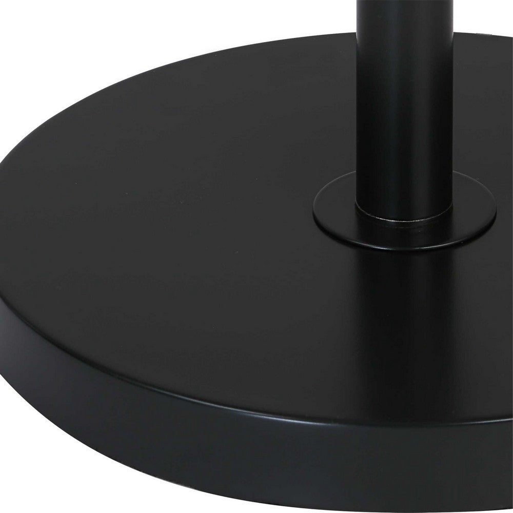 Benjara Modern Floor Lamp with Rotating LED Arms And Dimmer, 72 Inch Black