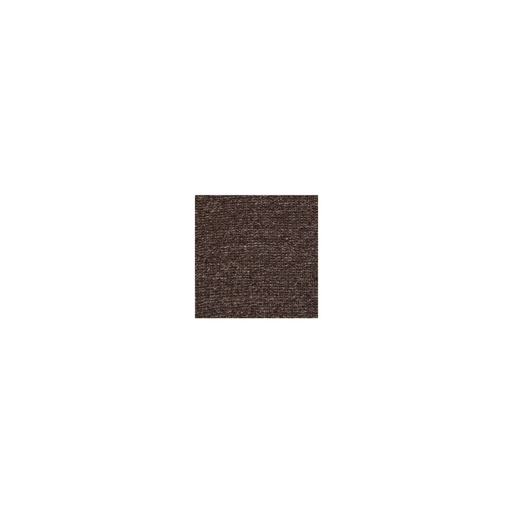 Benjara Tela Throw Blanket Set of 3, Machine Knitted, Textured Dark Brown Polyester
