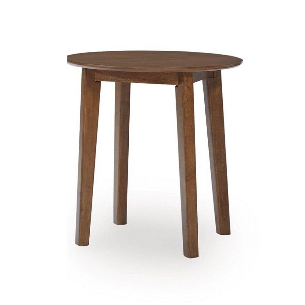 Benjara Hosi 3pc Living Room Occasional Table Set, Oval Tops, Round Tapered Legs