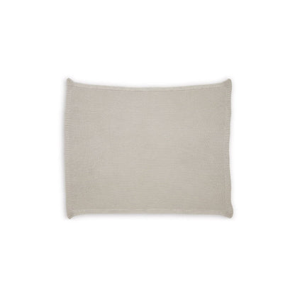 Benjara 70 x 54 Leri Throw Blanket, Set of 3, Machine Knitted Beige Cotton