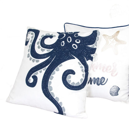 Benjara Modern Throw Pillow Cover,