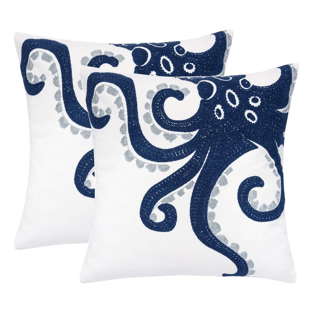 Benjara Modern Throw Pillow Cover,