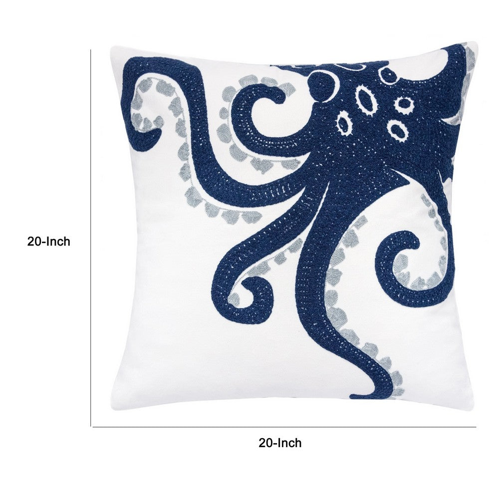 Benjara Modern Throw Pillow Cover,