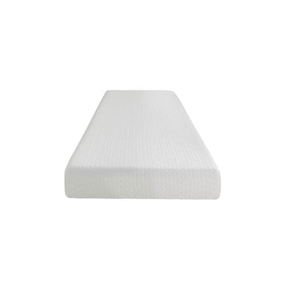 Benjara Mae Twin Size Mattress, Cool Gel Memory Foam, Tencel Cover, 8 Inch Firm