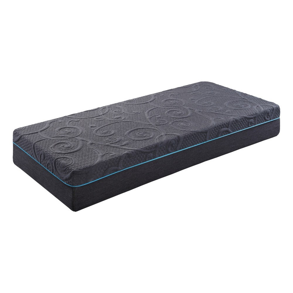Benjara Kae Twin XL Mattress, Hybrid Cool Gel Infused Memory Foam, 11 Inch Medium