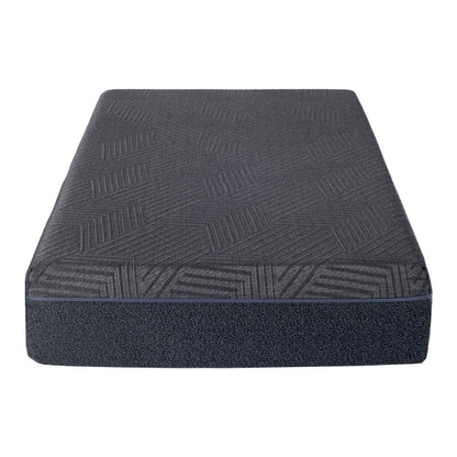 Benjara Bay Twin Mattress, Green Tea Cool Gel Infused Memory Foam, 11 Inch Firm