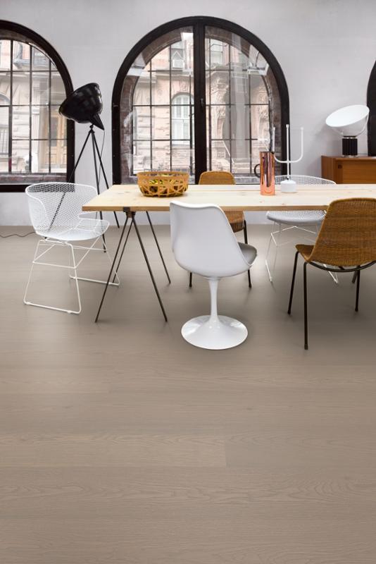 Boen Live Pure 8.25" x 86.62" Oak India Grey Hardwood Plank