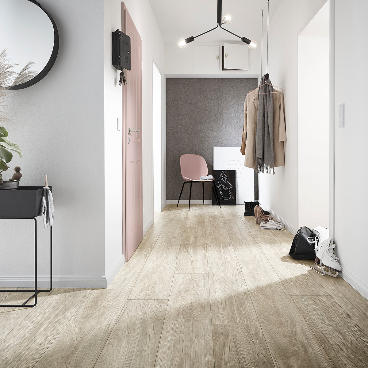 Corepel XL Wood 9.62" x 72.62" Vinyl Plank Crystal Blond