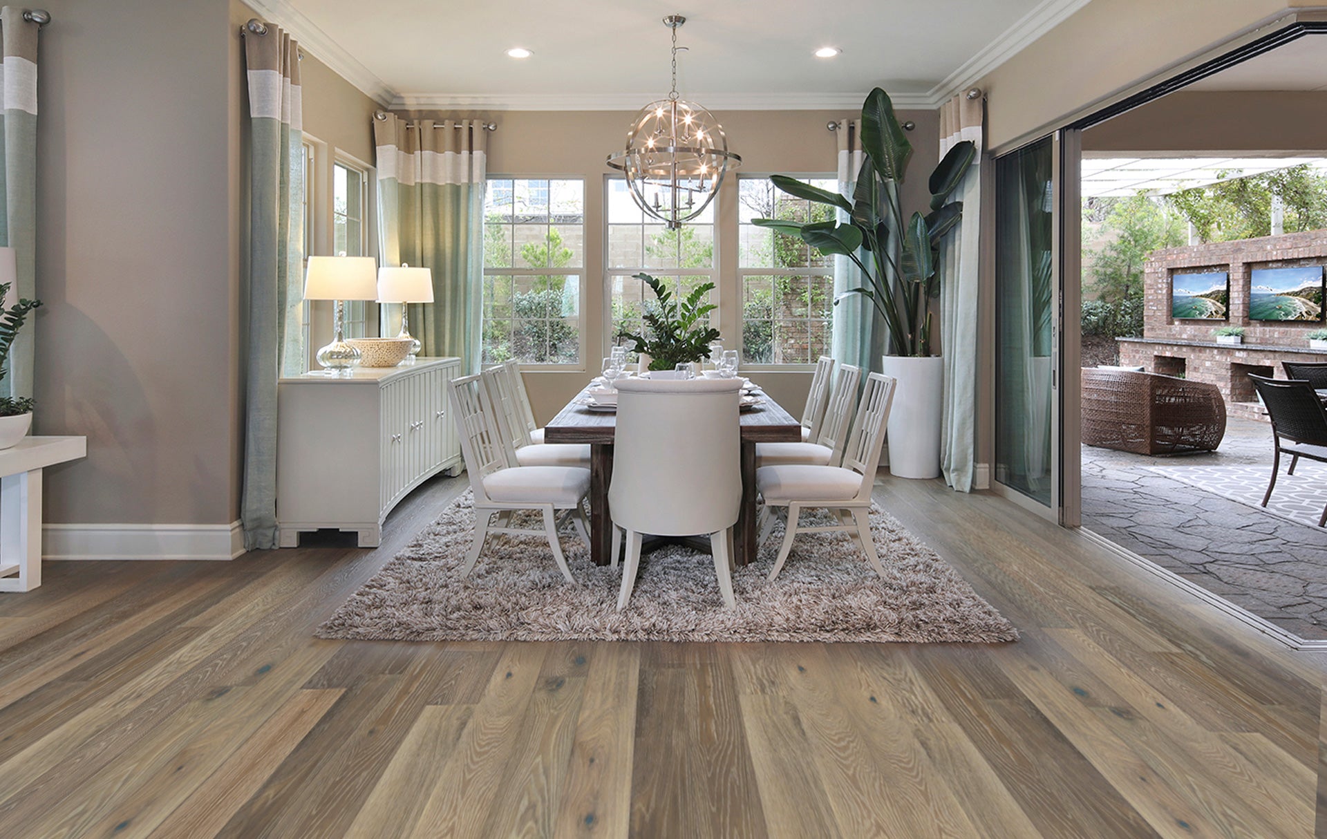 D&M Flooring Modern Craftsman Coastal Line 6" x RL Hardwood Plank Bayport