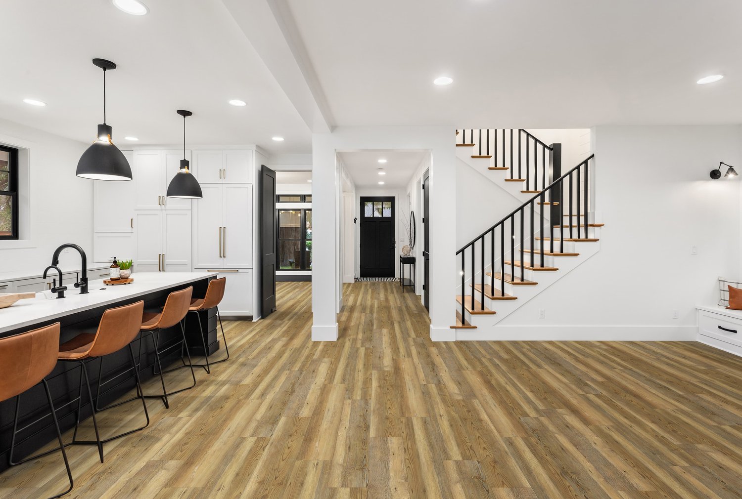 Happy Feet International Dynamite Plus 7.25" x 48" Savannah Pine Vinyl Plank