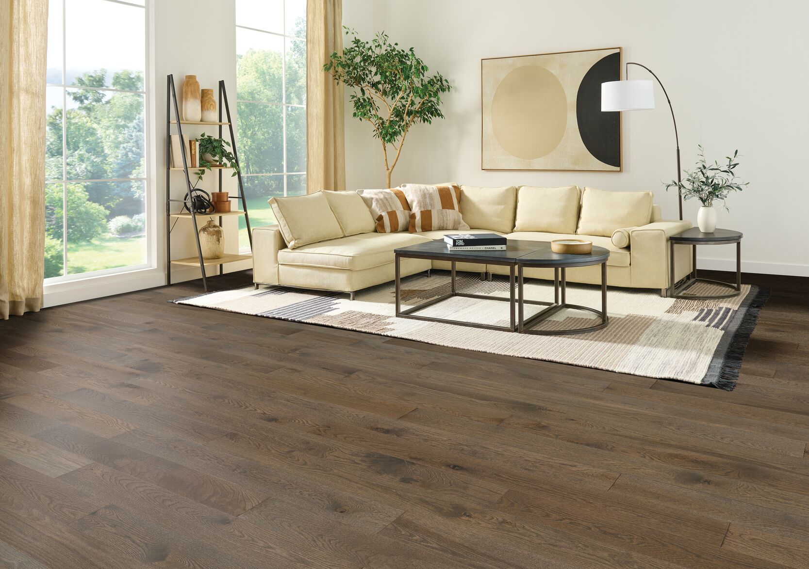 Hartco Necessity 6" x RL Hardwood Plank Coffee