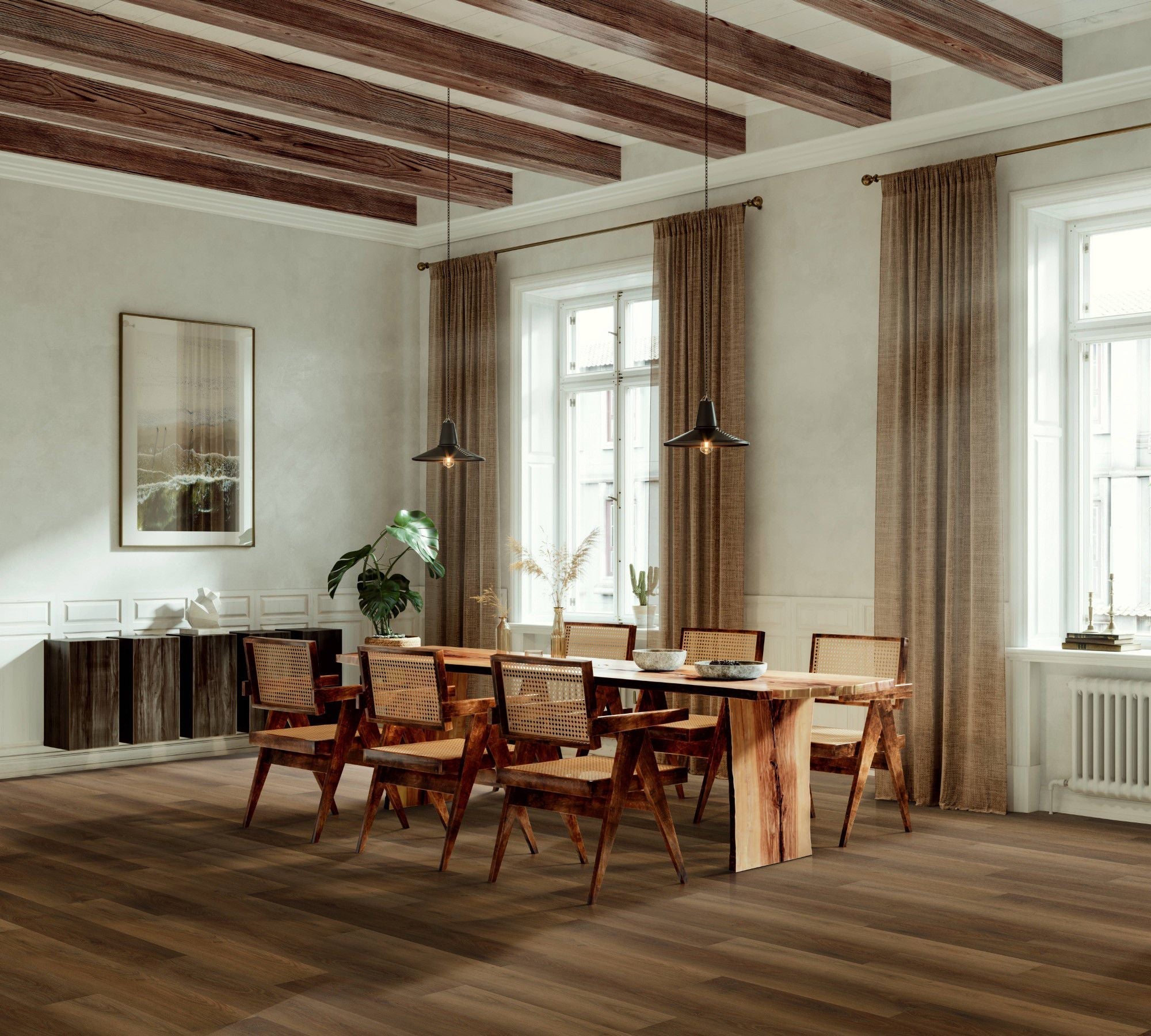 EarthWerks Chassis Pro 7" x 48" Vinyl Plank Shepherd