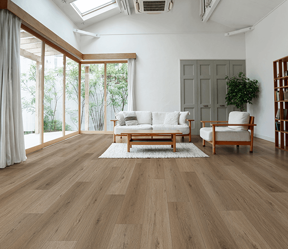 Southern Traditions Highlands 7.75" x 48" Laminate Plank Sawyer Oak