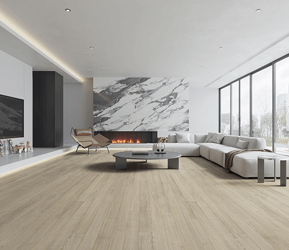 Southern Traditions Alpine 5" x 47.25" Hardwood Plank Snow Drift