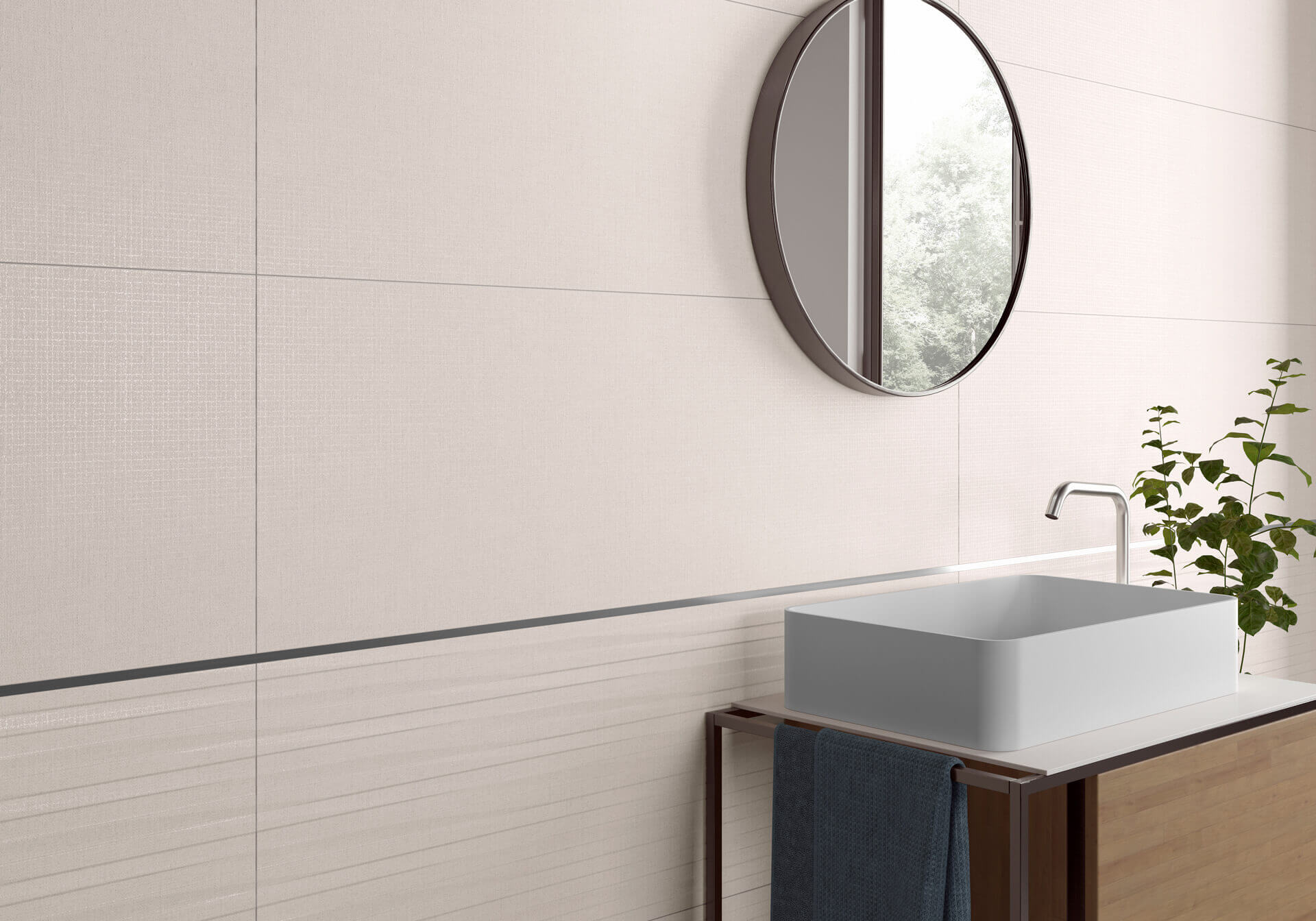 Happy Floors Fibra 16" x 48" Ceramic Tile