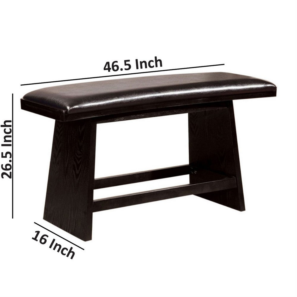 Benzara Hurley Modern Style Counter Height Bench