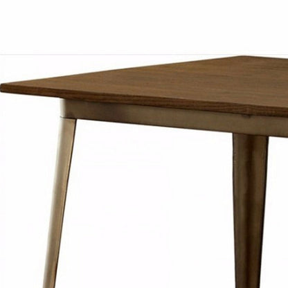 Benzara Cooper II Counter Ht. Table, Brown
